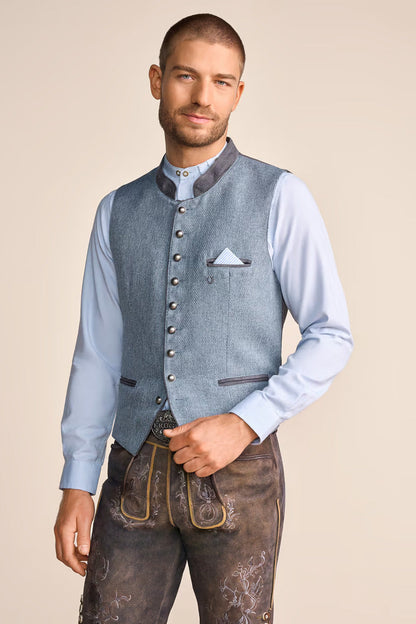 Kruger Traditional Vest "Jorn" blue (size 62 only)