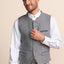 Kruger Traditional Vest "Zedric" gray/blue (48)