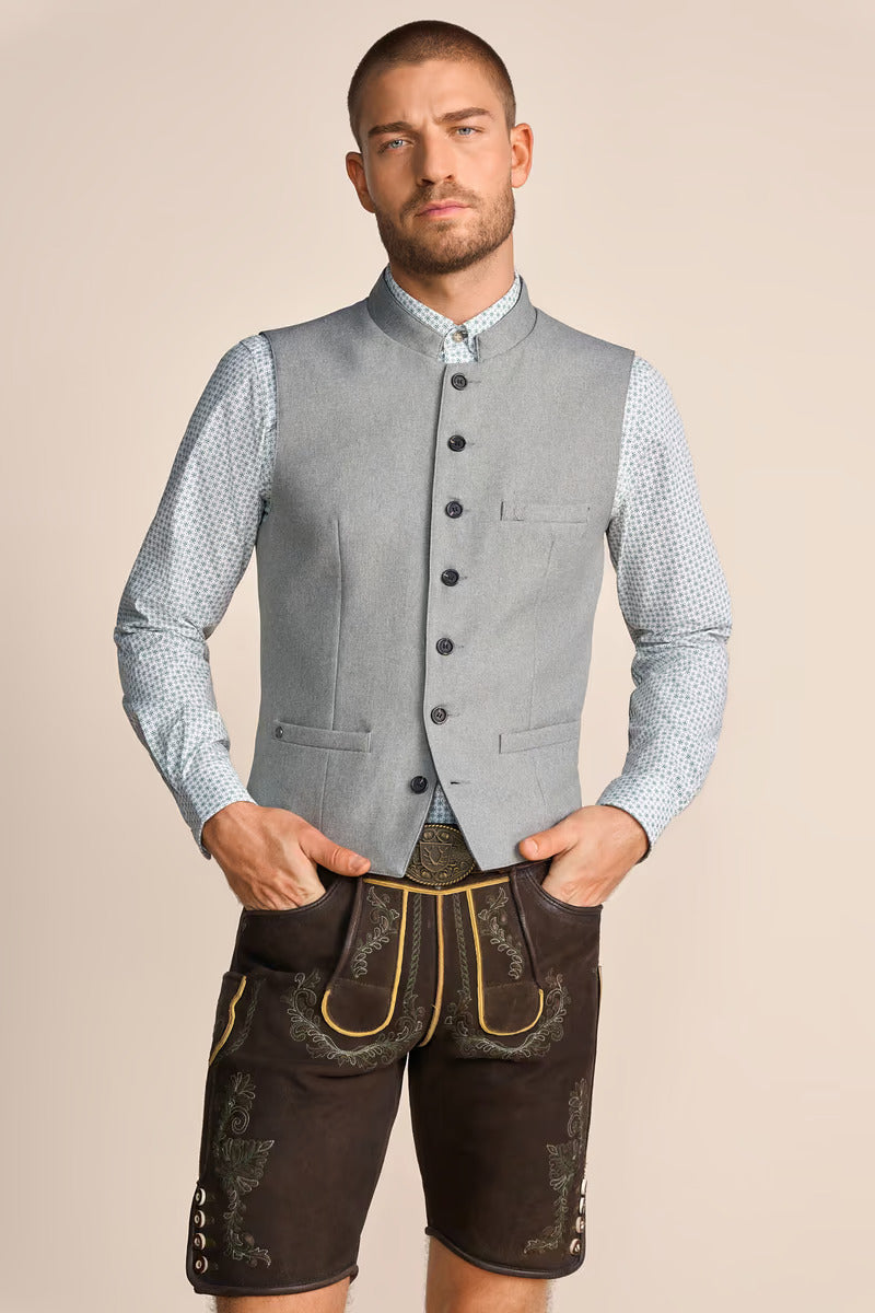 Kruger Men's Lederhosen "Brandon" with Belt