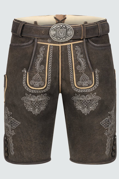 Kruger Men's Lederhosen "Vinc" with belt (low stock)