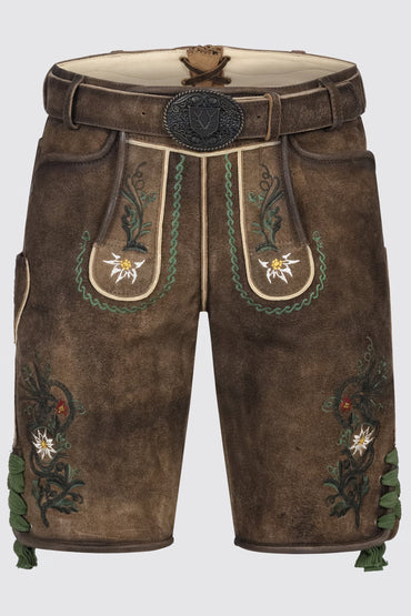 Kruger Men's Lederhosen "Alexander" l.brown