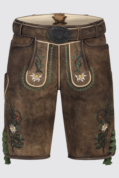 Kruger Men's Lederhosen "Alexander" l.brown