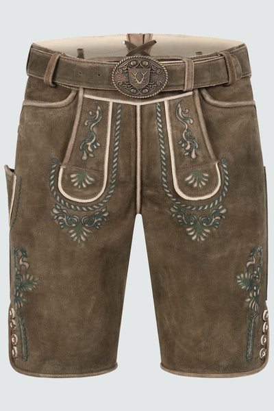 Lederhose Cailan mit Gürtel
