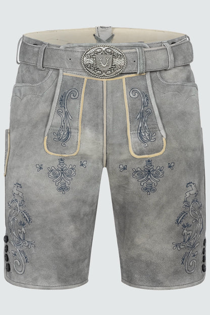 Kruger Lucius lederhosen gray