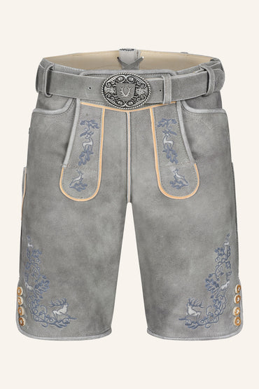 Kruger Berat lederhosen gray