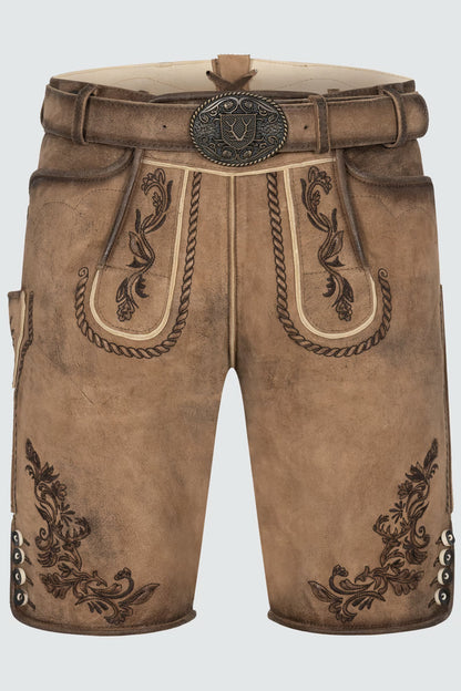Kruger Men's Lederhosen "Devian" brown