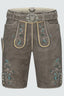 Kruger Men's Lederhosen "Jorrit" (brown) with Belt