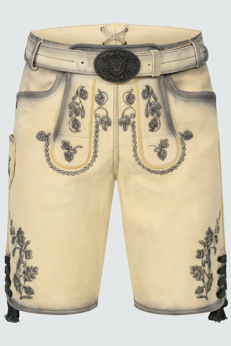 Kruger Men's Lederhosen "Nolan" beige