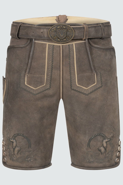 Lederhose Ilian mit Gürtel