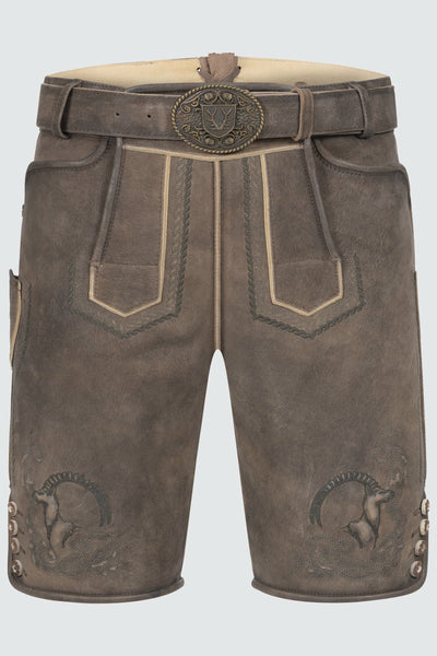 Lederhose Ilian mit Gürtel