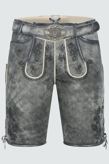 Lederhose Okko mit Gürtel