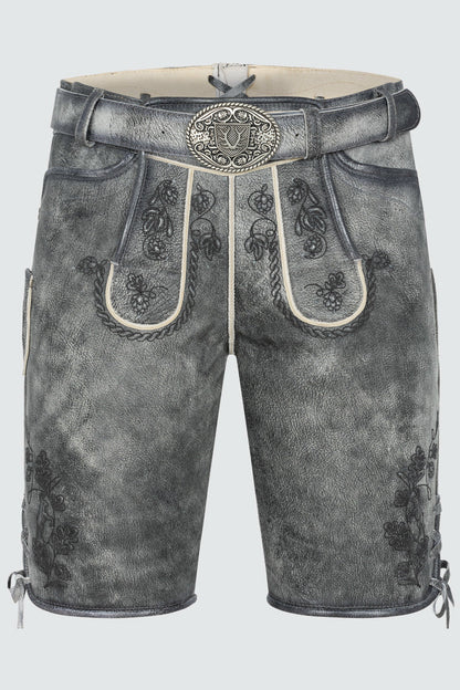 Lederhose Okko mit Gürtel