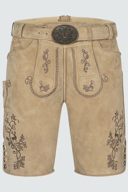Kruger Men's Lederhosen "Milian" light brown