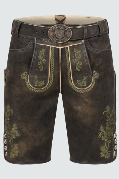 Kruger Men's Lederhosen "Milian" with belt (size 50,60)