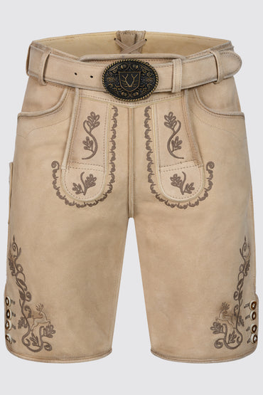 Kruger Tayden lederhosen beige