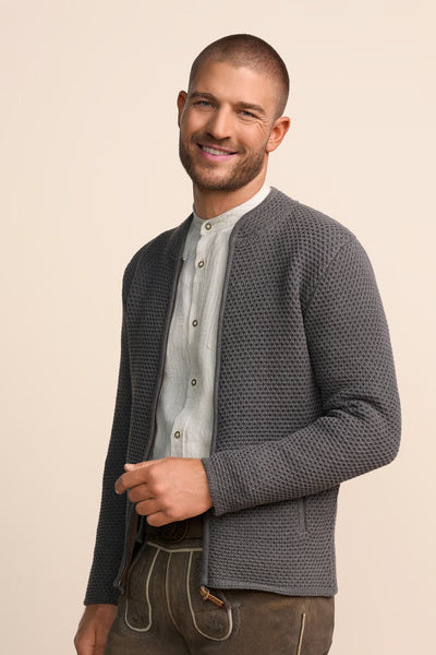 Kruger Traditional Cardigan "Gerardo" grey