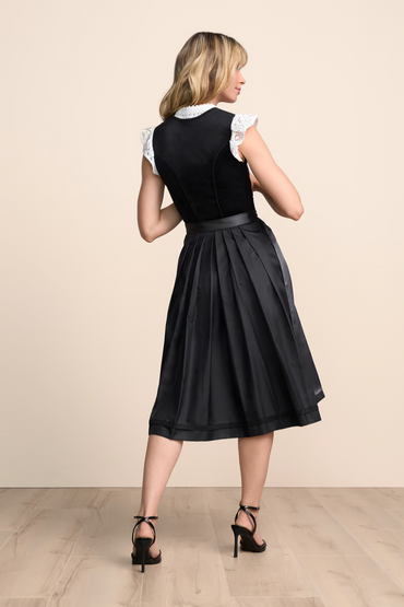 (new) Kruger Long Dirndl 2pcs. 70cm "Calista" black