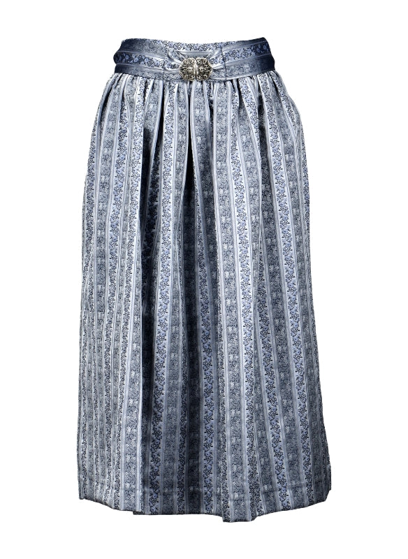 Berwin Dirndl Apron, Light Blue — 77cm