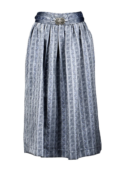 Berwin Dirndl Apron, Light Blue — 77cm