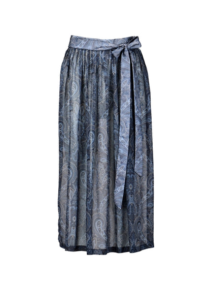 Berwin Dirndl Apron, Navy — 67cm