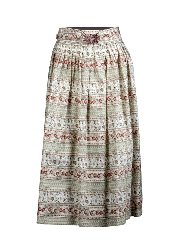 Berwin Dirndl Apron, Natural — 77cm