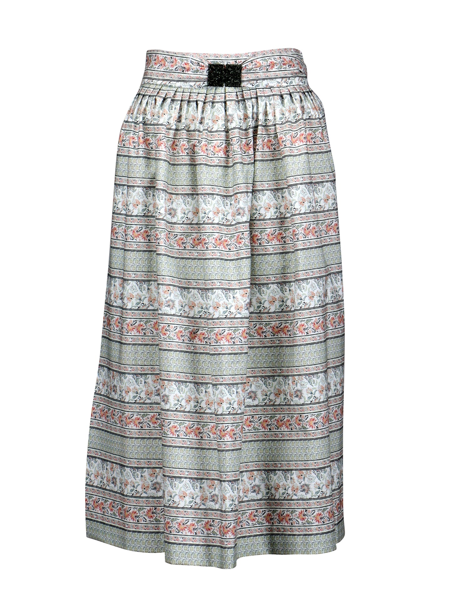 Berwin Dirndl Apron, Sage Green — 77cm