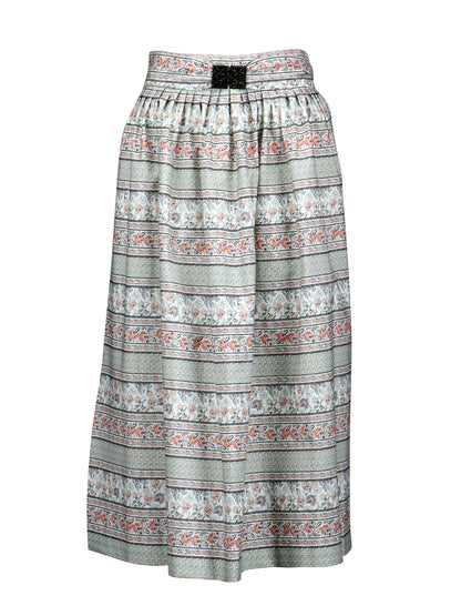 Berwin Dirndl Apron, Sage Green — 77cm