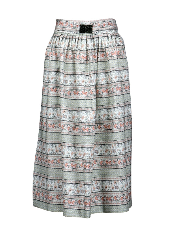 Berwin Dirndl Apron, Sage Green — 77cm