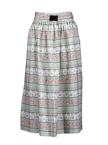 Berwin Dirndl Apron, Sage Green — 77cm