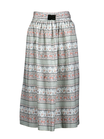 Berwin Dirndl Apron, Sage Green — 77cm