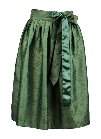Berwin Dirndl Apron, Olive Green — 67cm
