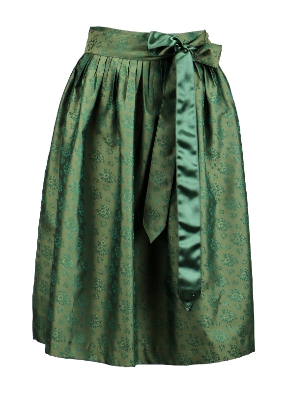 Berwin Dirndl Apron, Olive Green — 67cm