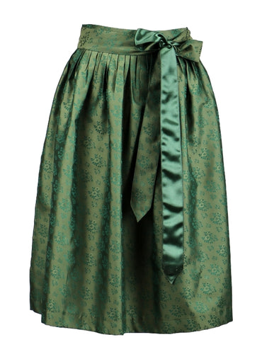Berwin Dirndl Apron, Olive Green — 67cm