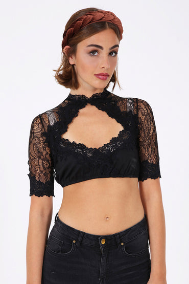 Kruger Pippa dirndl blouse in black, back