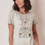 Woman's T-Shirt with Lederhosen Print