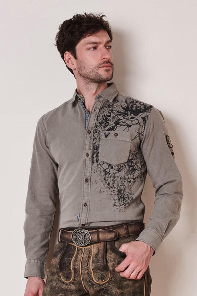 Krueger Traditional Long Sleeve "Paul" grey (discontinued) Small