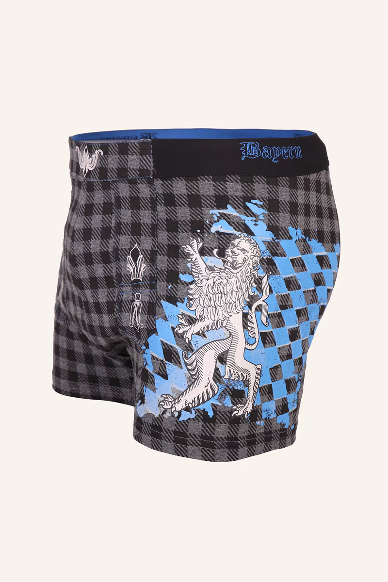 Kruger Bavarian Traditional Underwear Set — Gray (2 Pack)