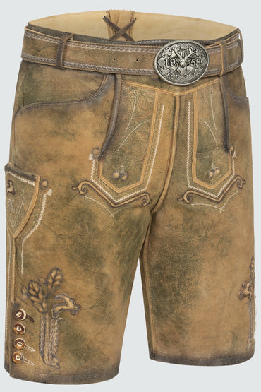 Kruger Milo lederhosen brown, back