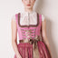 Kruger Midi Dirndl 2pcs. 70cm "Fushsia" red (size 36)