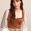 (new) Kruger Midi Dirndl 2pcs. 60cm "Nelda" brown
