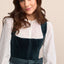 Kruger Long Dirndl 2pcs. 70cm "Lynette" blue