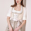 Kruger Long Dirndl 2pcs. 70cm "Monique" beige (36,38)
