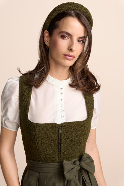 Krüger Noeline Long Dirndl, Green — 70cm 2pc Set