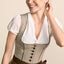 Kruger Long Dirndl 2pcs. 70cm "Micaela" brown