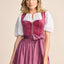 Kruger Midi Dirndl 2pcs. 60cm "Ayuna" pink