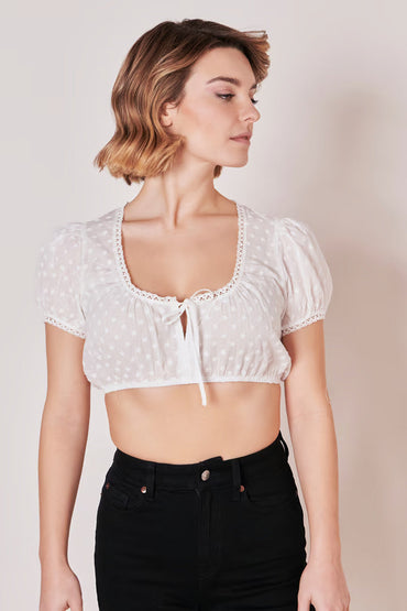 Kruger Dirndl Blouse "Sita" ecru (size 38)