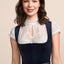 Kruger Long Dirndl 2pcs. 70cm "Aurela" blue