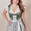 Kruger Midi Dirndl 2pcs. 60cm "Hira" green