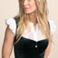 Kruger Midi Dirndl 2pcs. 60cm "Avelyn" green