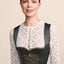 Kruger Midi Dirndl 2pcs. 60cm "Lunessa" green